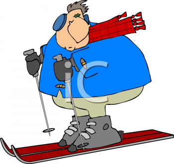Skiing Clipart