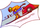 Skiing Clipart