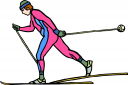 Skiing Clipart