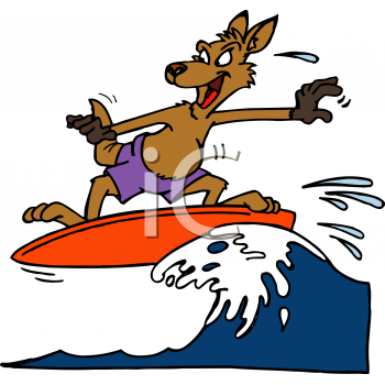 Surfing Clipart