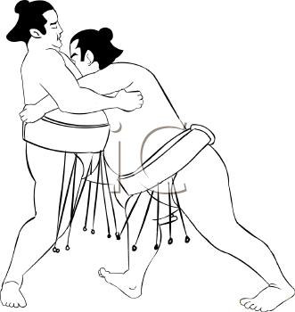 Wrestling Clipart