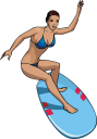 Surfing Clipart
