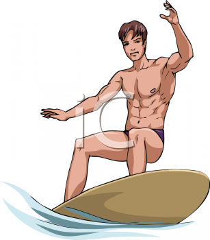 Surfing Clipart