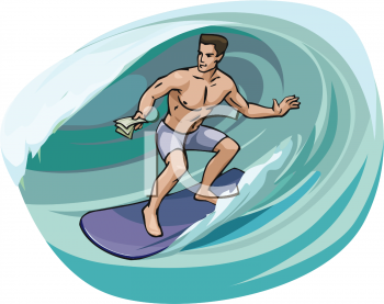 Surfing Clipart