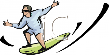 Surfing Clipart