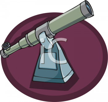 Royalty Free Telescope Clipart