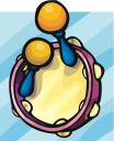 Tambourine Clipart
