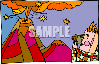 Volcano Clipart