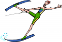 Skiing Clipart