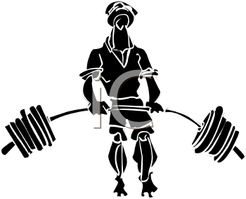 Weightlifting Clipart