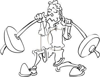 Weightlifting Clipart