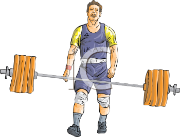 Weightlifting Clipart