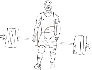 Weightlifting Clipart