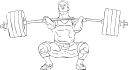 Weightlifting Clipart