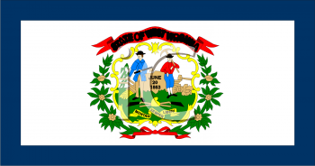 West Virginia Flag Clipart
