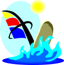 Windsurfing Clipart