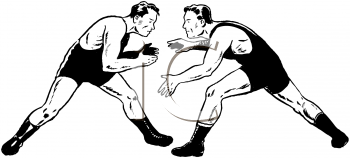 Wrestling Clipart
