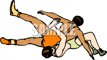 Wrestling Clipart