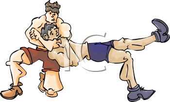 Wrestling Clipart