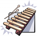 Royalty Free Xylophone Clipart