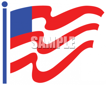Flagpole Clipart