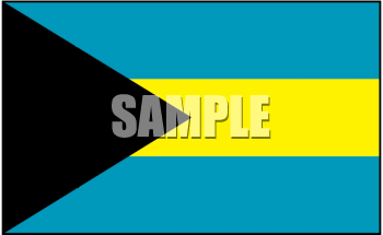 The Bahamas Flag Clipart