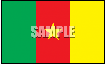 Cameroon Flag Clipart