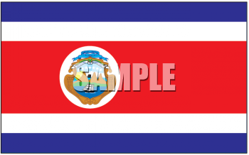 Costa Rica Flag Clipart