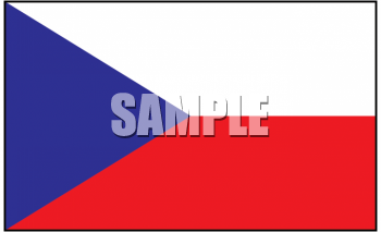 Czech Republic Flag Clipart
