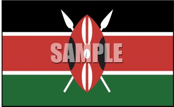 Kenya Flag Clipart