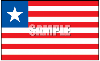 Liberia Flag Clipart