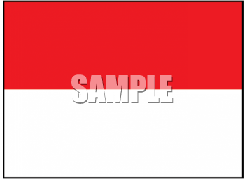 Monaco Flag Clipart