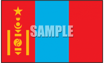 Mongolia Flag Clipart