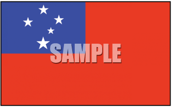 Samoa Flag Clipart