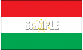 Tajikistan Flag Clipart