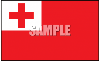 Tonga Flag Clipart