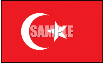 Turkey Flag Clipart
