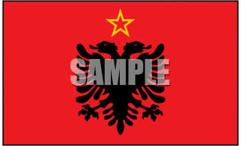 Albania Flag Clipart