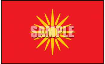 Mecedonia Flag Clipart