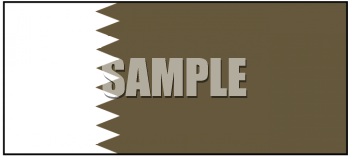 Qatar Flag Clipart