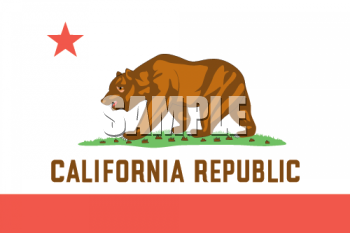 California Flag Clipart