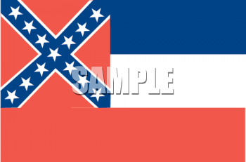 Mississippi Flag Clipart