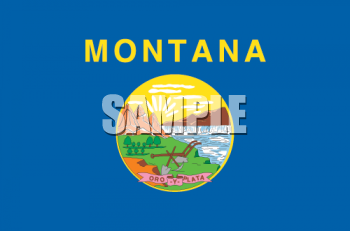 Montana Flag Clipart