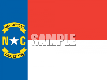 North Carolina Flag Clipart