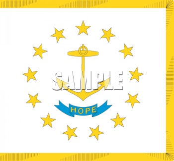Rhode Island Flag Clipart