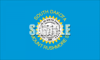 South Dakota Flag Clipart