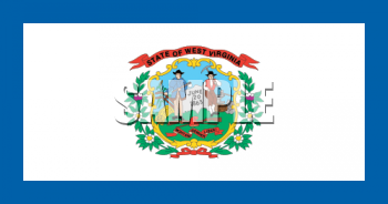 West Virginia Flag Clipart