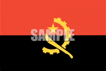 Angola Flag Clipart