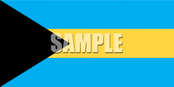 The Bahamas Flag Clipart