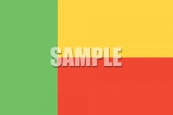 Benin Flag Clipart